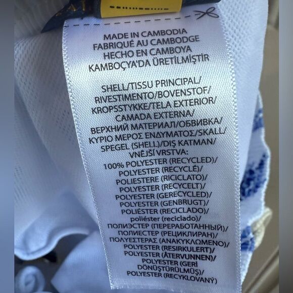 POLO RALPH LAUREN Traveler Polo Bear Swim Trunk Boys Size 7 Blue White - Picture 6 of 17